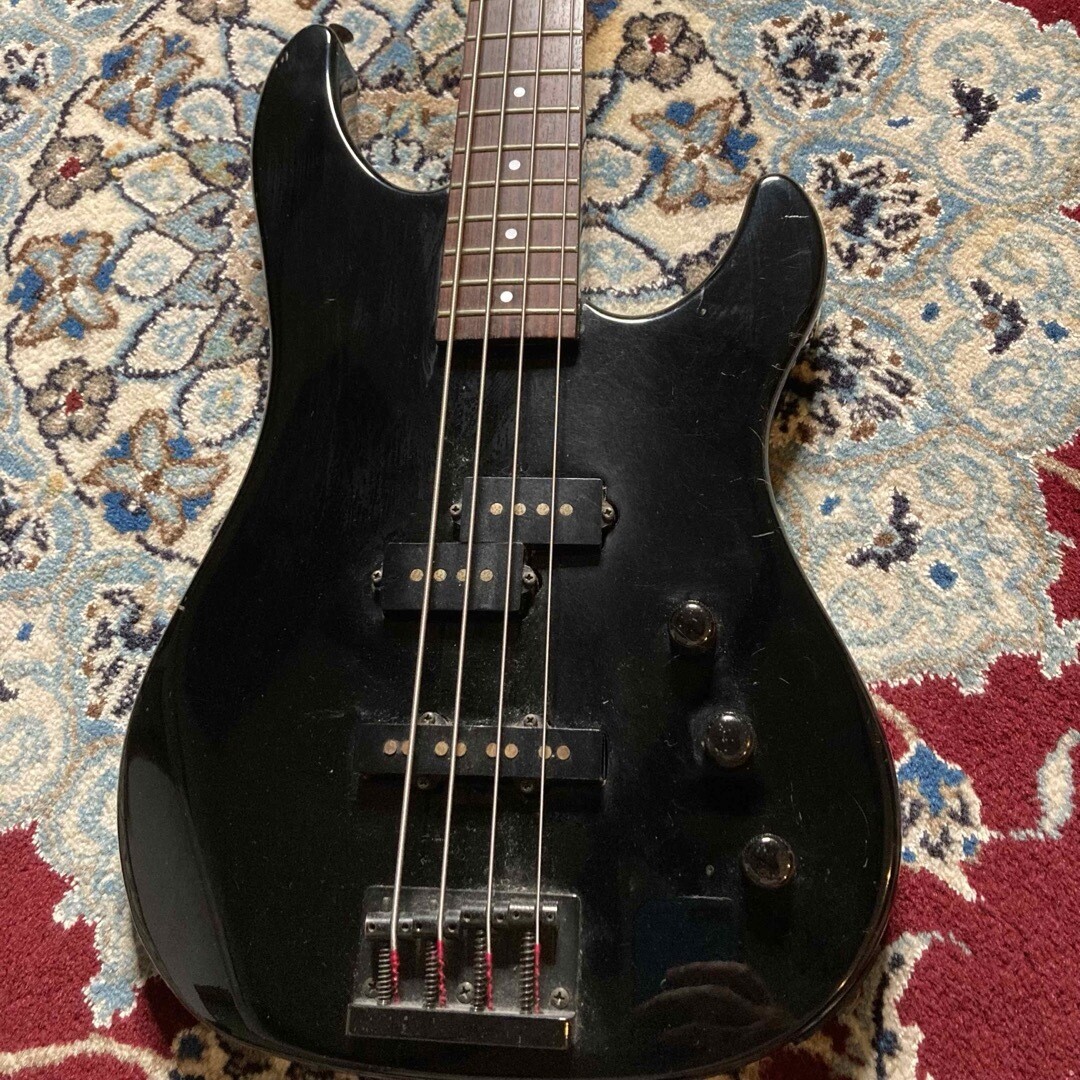 Electric Bass Guitar Fernandes PJS-50 Model Black S/N