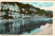 Scene at Deep Eddy Austin Texas Postcard