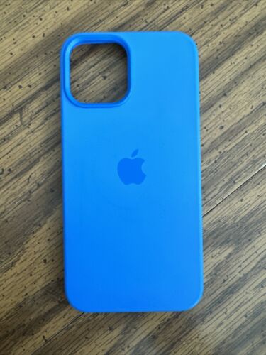 OEM Apple MagSafe Silicone Case for iPhone 12 Pro Max - Blue - Bild 1 von 9