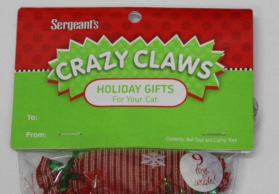 Holiday Gift Cat Toys 9 Pcs. Sergeant's - Image 3 of 3