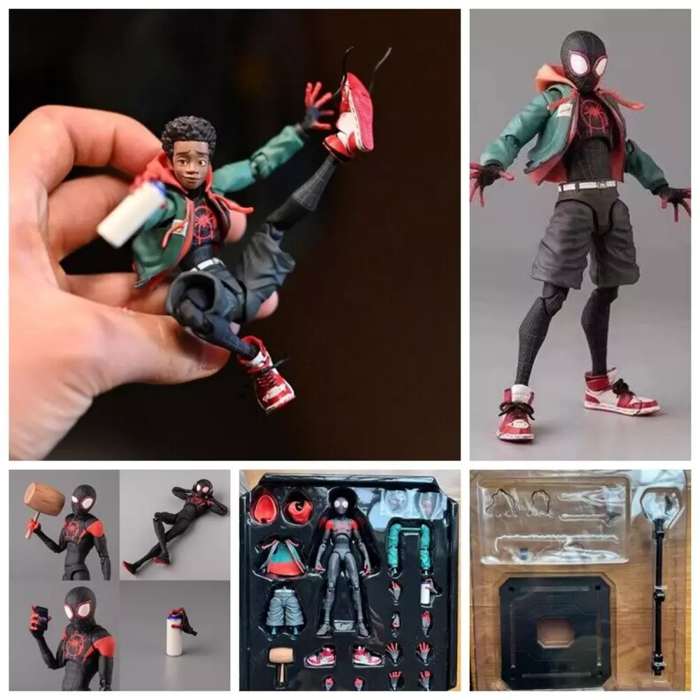 Spider-Man: Across The Spider-Verse Miles Morales Action Figure Toy Gift  13CM