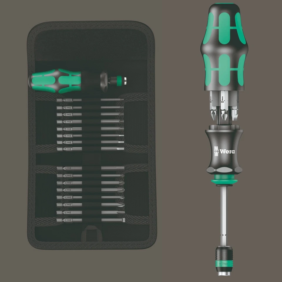 Wera Kraftform Kompakt 60 RA Ratcheting Screwdriver Set Metric 05051040001 - Image 2 of 4