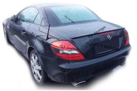 Heck Autospoiler Passend FüR Mercedes-Benz Slk R 171 Schwarz Glanz Abrisskannte