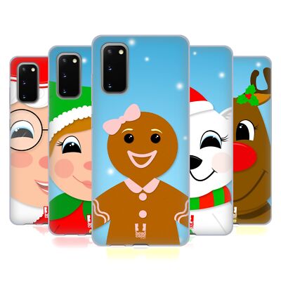 HEAD CASE DESIGNS FRÖHLICHE WEIHNACHTS SOFT GEL HANDYHÜLLE FÜR SAMSUNG HANDYS 1