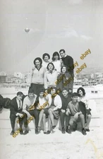 #53242 PIRAEUS Greece 31.3.1965. Young group (Alexandra Square). Photo