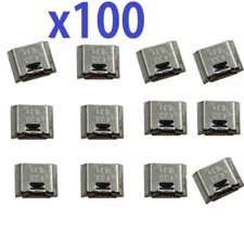 100pcs Micro USB Charging Port Dock For Samsung Galaxy Tab A 8" 2018 SM-T387