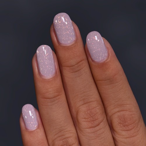 ILNP Misty - Soft Lilac Flakie Shimmer Nail Polish - Picture 5 of 5