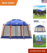 Screen House 13x13 Ft Screened Mesh Net Canopy Tent Shade Shelter Patio Camping