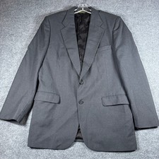 Vintage Deansgate Men's 2-Button Blazer - Gray - Medium - Made in USA