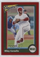 2023 Panini Chronicles Classics Red /100 Riley Cornelio #4 0c4