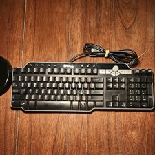Dell Multimedia Keyboard SK-8135 USB Wired Missing feet Used Tested Working