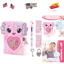 Axolotl Diary for Girls with lock and keys, Kids Journal School Travel Notebo...