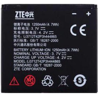ZTE Li3712T42P3h444865 Akku für ZTE V880 U880 N880 N880S V880+ 3,7V 1250mAh