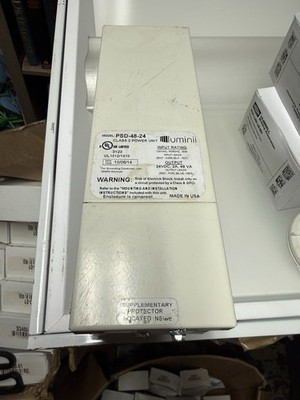 Luminii PSD-48-24 Weatherproof Dimming LED Power Supply, 48VA, 2A, 24VDC
