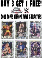 2026 Topps Chrome WWE X-FRACTORS (BUY 3 GET 1 FREE) You Pick/Complete Your Set