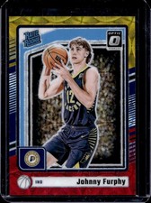 2024-25 Donruss Optic Johnny Furphy Red & Gold International Rated Rookie #/99
