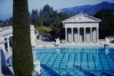 35mm Vintage Photo Slide Pool of Neptune Above Hearst Castle San Simeon CA 60s