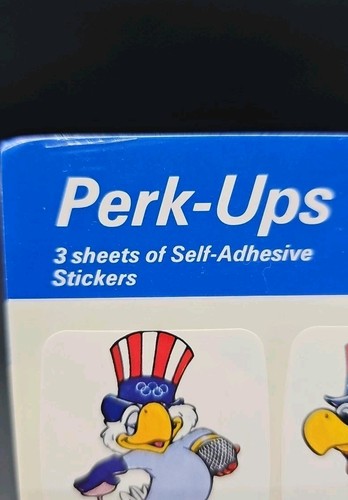 Adesivi perk-up Sam The Eagle Olimpiadi di Los Angeles 1984 vintage anni 80 USA - Foto 8 di 10