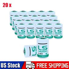 20-Pack batteries for SAFT LS14250 3.6V 1/2 AA Lithium Battery