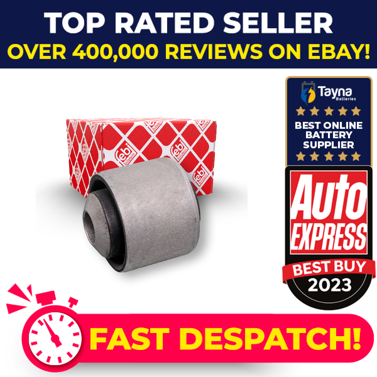 Wishbone / Control / Trailing Arm Bush fits MERCEDES S500 W221 5.5 05 to 13 Febi