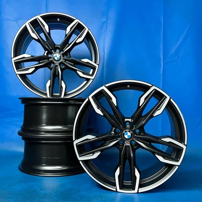 21 Zoll BMW X3 G01 X4 G02 Alufelgen Doppelspeiche M718 7916292 7916293 - Bild 1 von 4