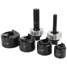 AMZCNC Manual Knockout Punch Driver Kit for 1/2 inch to 1-1/4 inch Electrical