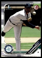 2019 Bowman Draft Isaiah Campbell Seattle Mariners #BD-11