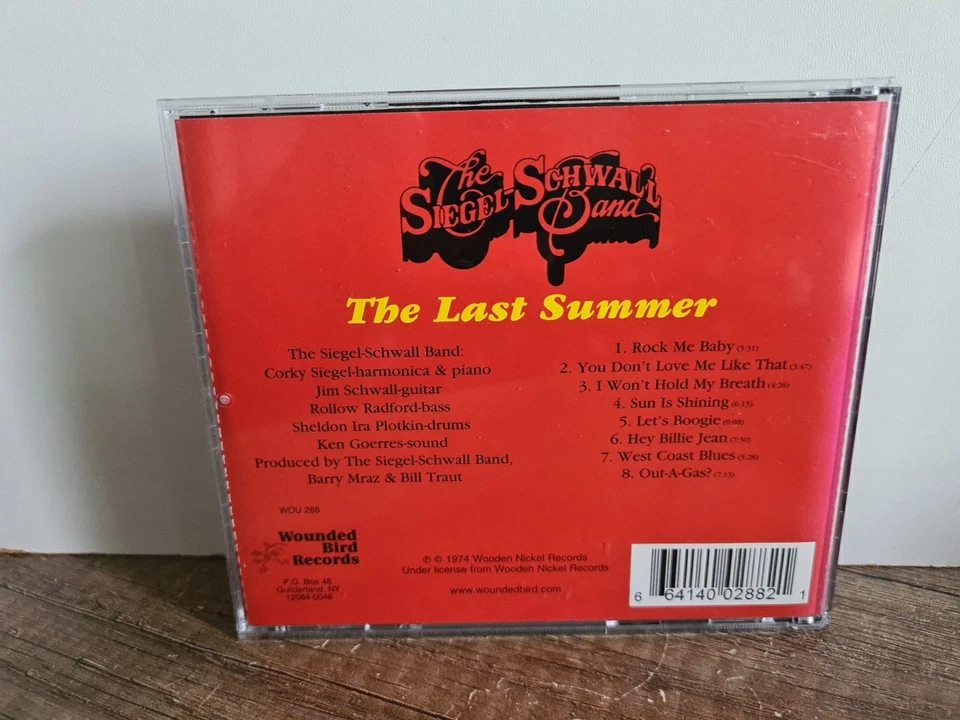 CD: Rock, Blues - The Siegel-Schwall Band - The Last Summer - Chicago Blues - Bild 2 von 3