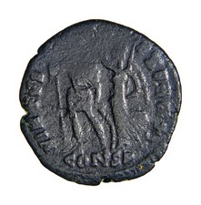 Roman Coin Arcadius (383-408), Follis (16mm, 2.7 g) 395-401, Constantinople CONS