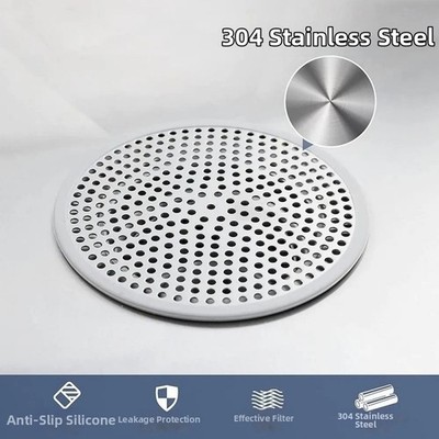 304 SS Bodenablauf Abdeckplatte 12 cm Durchmesser für Bad Waschbecken Ablaufgar