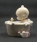 PRECIOUS MOMENTS FIGURINE - A TUB FULL OF LOVE #112313 — photo 1