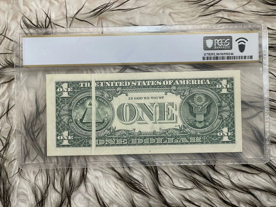 $1 2013 PCGS 30 Vertical Gutter Fold Error - Image 2 of 2