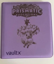 Vault X 12 Pocket Purple Binder Prismatic Evolutions