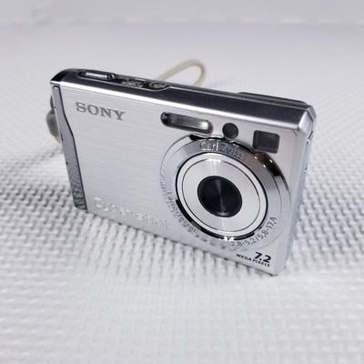 SONY Cyber-shot DSC-W80 digital camera silver used | eBay