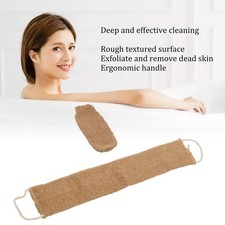 Exfoliating Back Scrubber Men Women Portable Ramie Bath Shower Glove Scrubber Se