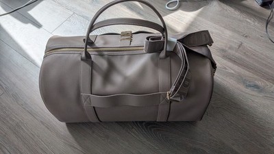 DKNY Beige Gym Bag Sports Travel Bag