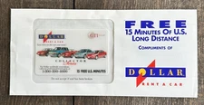 Amerivox Promotional Phone Card - Dollar Rental Car  - Unopened & Authentic