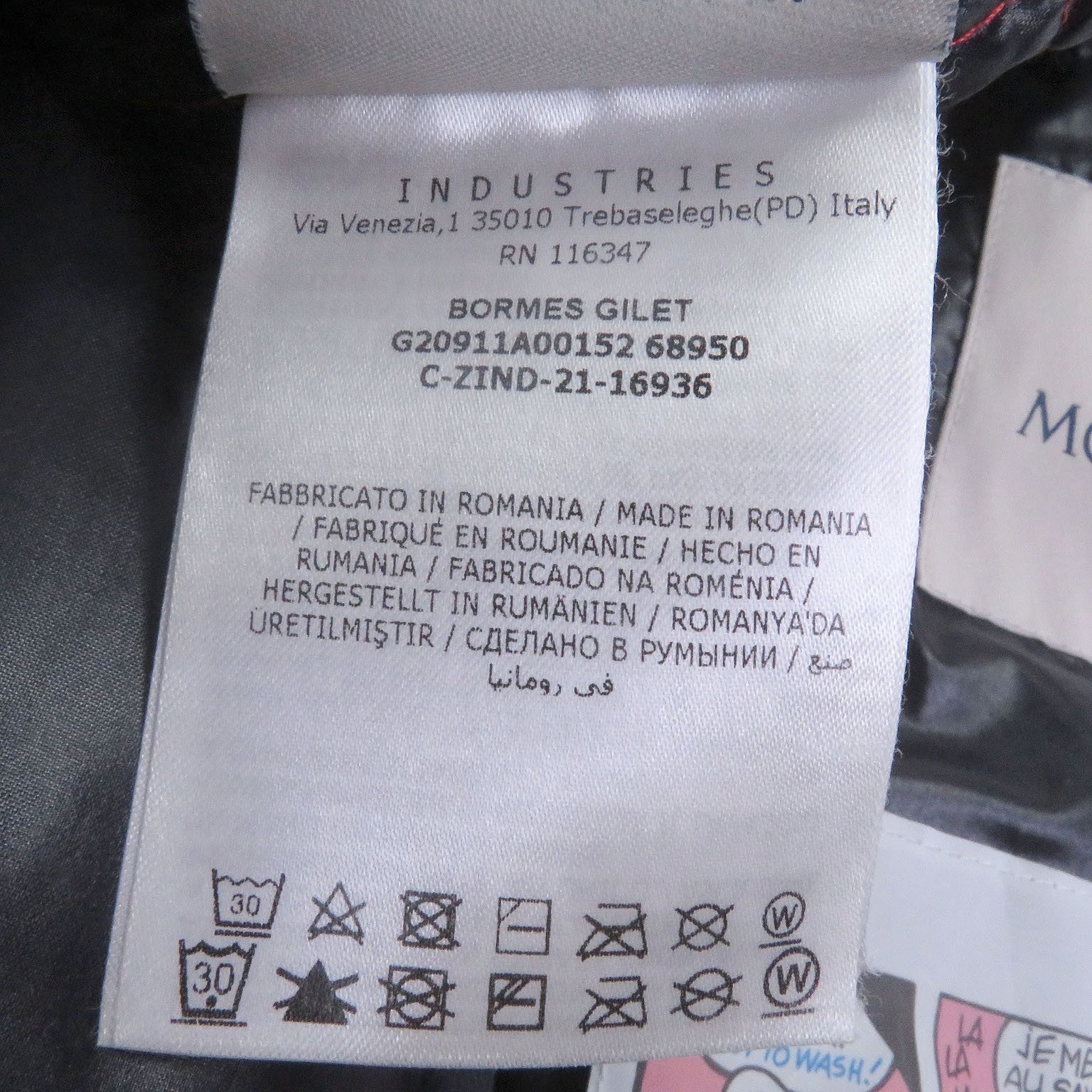 MONCLER Men's Ladies Hooded Down Vest Bormes Wzip Red Size 1 And thumbnail 8