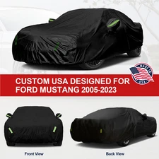 Car Cover Outdoor Waterproof UV Dust Proof Resistant Protection For Ford Mustang