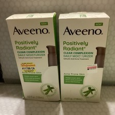 2x Aveeno Positively Radiant Clear Complexion Daily Moisturizer Exp12/26 Up
