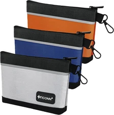 TICONN Tool Pouches with Zipper, 1680D Oxford Small Tool Bags, Waterproof Utilit