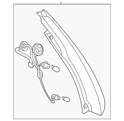 Genuine Nissan Tail Lamp Assembly 26550-9RB0A