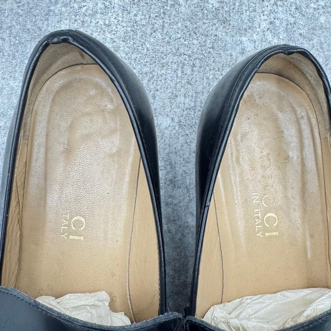 GUCCI Women's Loafers Horsebit Leather Black EU37.5/US7.5 120235c thumbnail 13