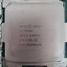 Intel Core i7-7820X Processor, 8 Cores, 16 Threads, 4.3GHz Turbo