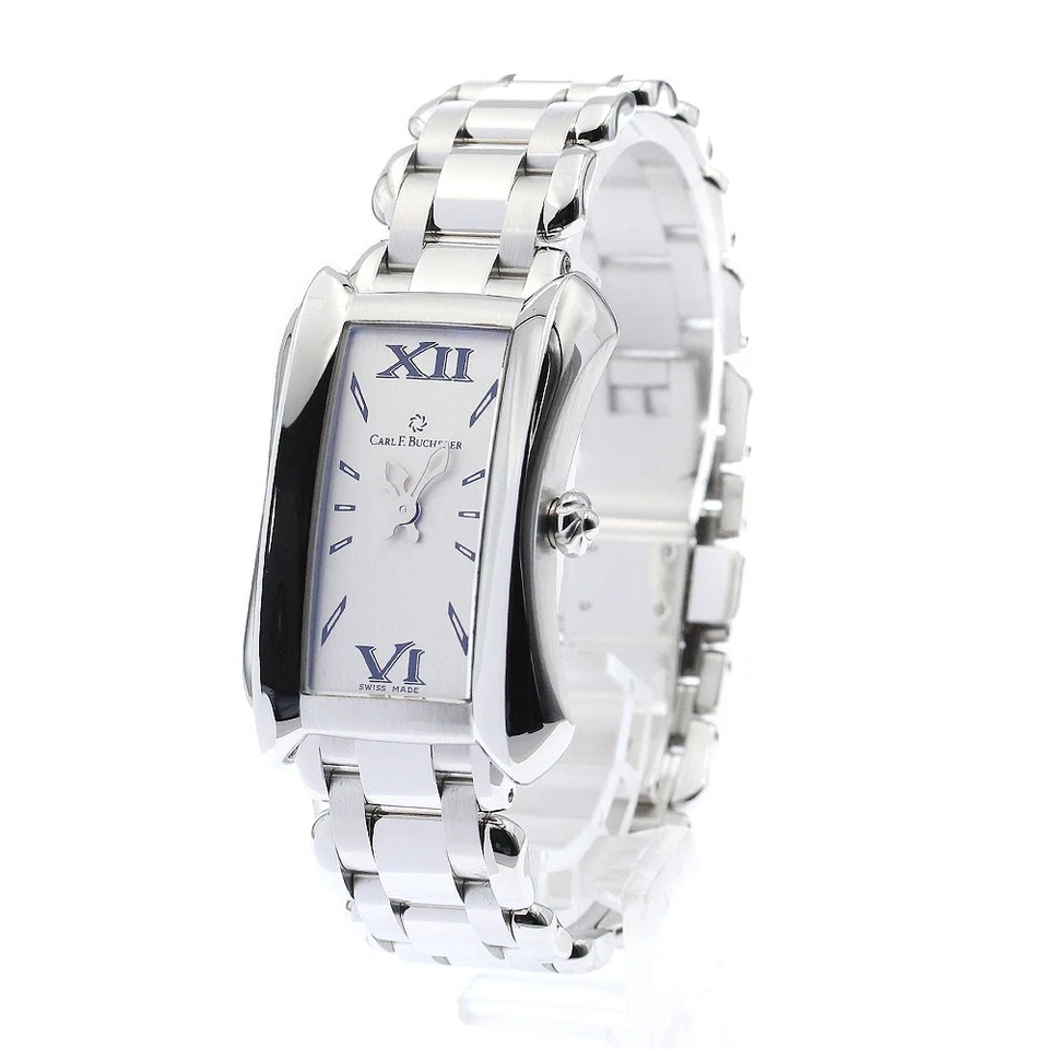 Reloj de cuarzo para dama CARL F.BUCHERER Alaclea 10701.08 esfera plateada_883843 Foto 2 de 4