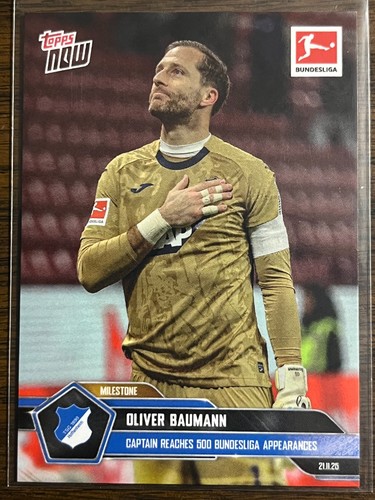 Oliver Baumann - 2025-26 Bundesliga Topps NOW® - Card 62 - PR: 267