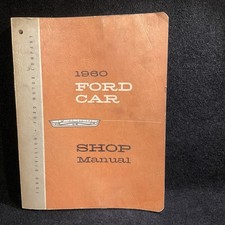 1960 Ford Vehicle Car Shop Manual Book Very Clean 1960 Ford Vehicle Car Shop Manual Book Very Clean