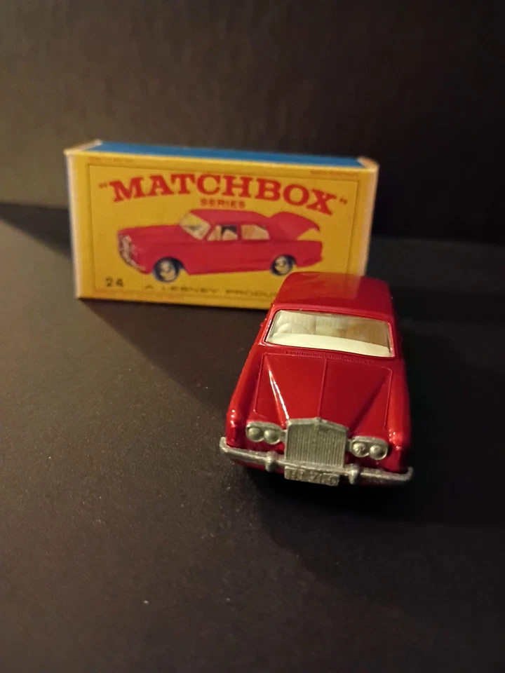 Matchbox #24C Rolls Royce Silver Shadow 1967 VN/MINT In Solid Orig E4 Box - Image 3 of 4