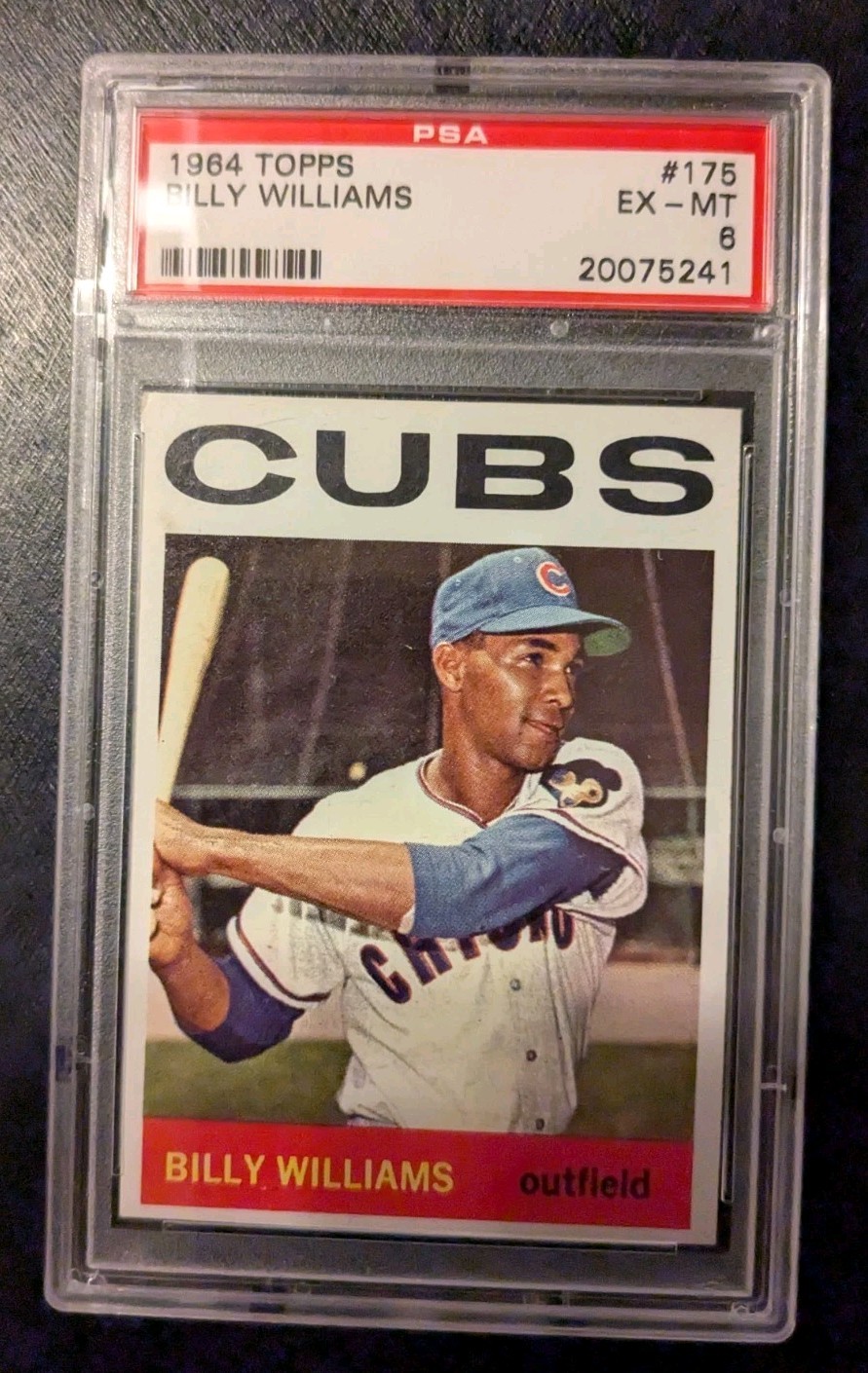 1964 Topps #175 Billy Williams PSA 6 EX-MT Chicago Cubs