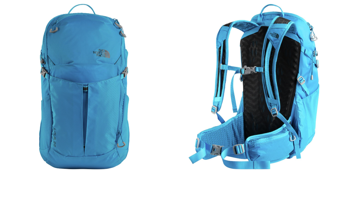 litus north face backpack The North Face Litus 22 HyperBlue Hiking Backpack L/XL Removable Internal  Frame